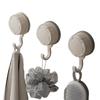 3Pcs Detachable Suction Cup Hooks Reusable Bathroom Towel Hooks Simple Kitchen Storage Hook  Toilet