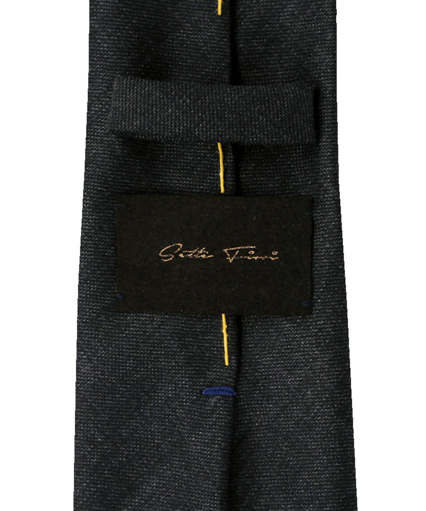 MANNERGRAM [Settefiori] Scabal Coreless 6-Fold Adjustable Strap Exposed Spoderato Charcoal