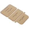 3Pcs Acrylic Template Card Bag DIY Leather Pattern Wallet Mold Craft Tools Accessories
