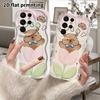 Phone Case: 2D Flat Samsung Galaxy A34 A35 M05 M06 S20 S22 S21 FE Plus 5G Protective Case, Couple Style, Tulip Capybara, Christmas and Halloween Gift