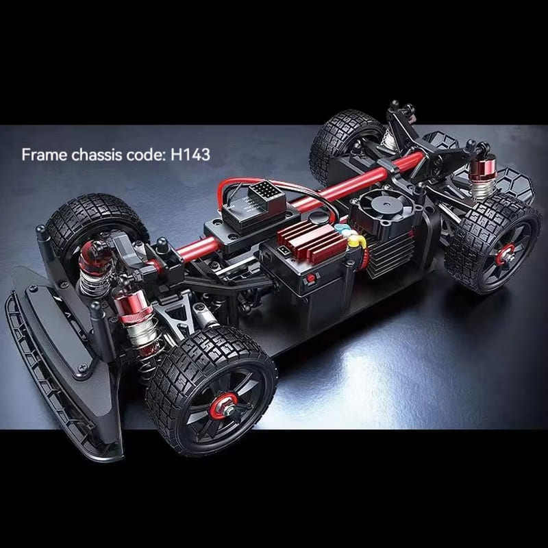 Nuova Auto RC Drift in Scala 1/14 2.4G 45km/h Auto da Rally Drift ad Alta Velocità Brushless Off-Road Auto Radiocomandata Giocattolo per Bambini Adulti Regalo per Ragazzo