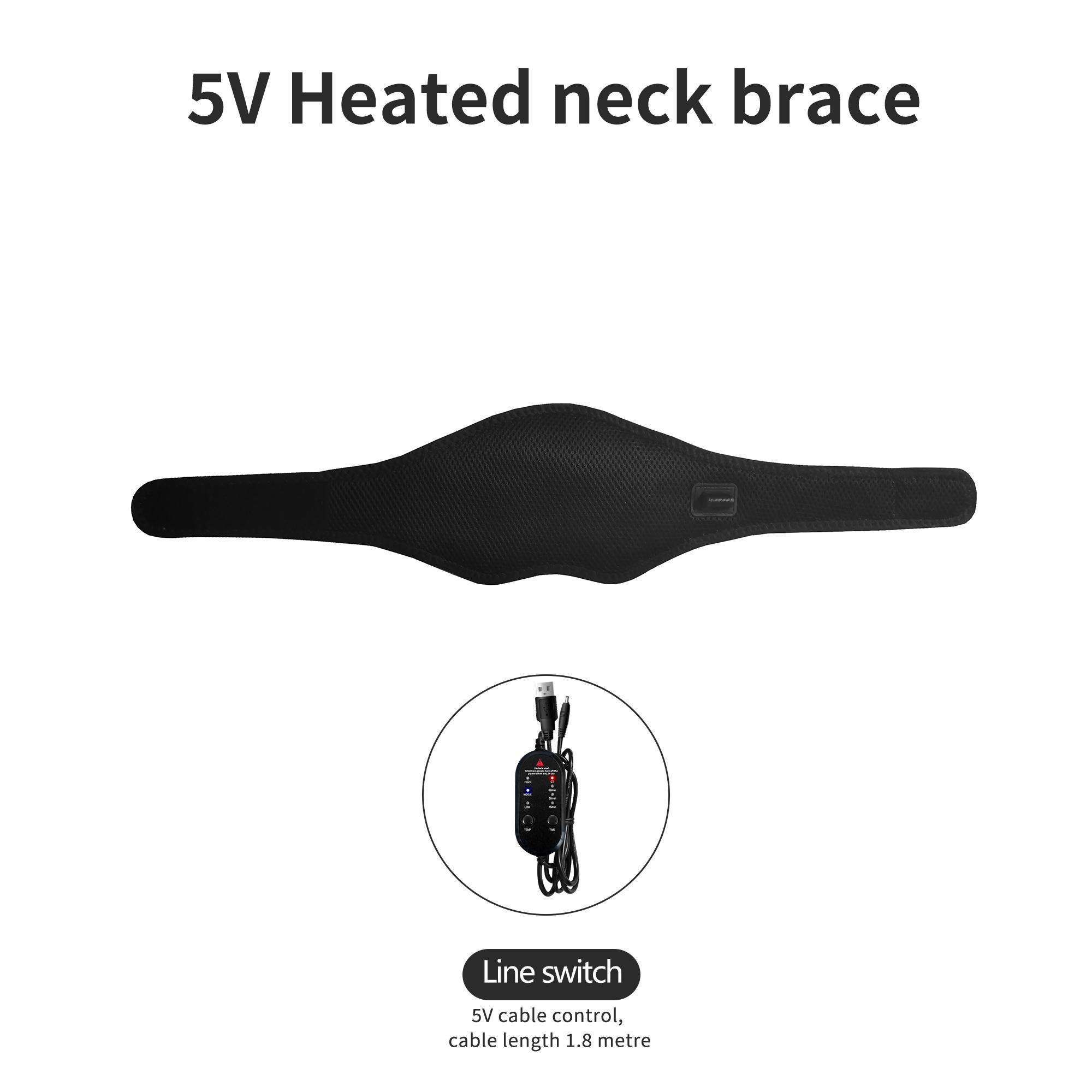 

Durable And Safe Electric Heated Neck Massager Far-Infrared Thermal Therapy Cervical Pain Rheumatoid Discomfort Relief Breathable Material UK-Plug
