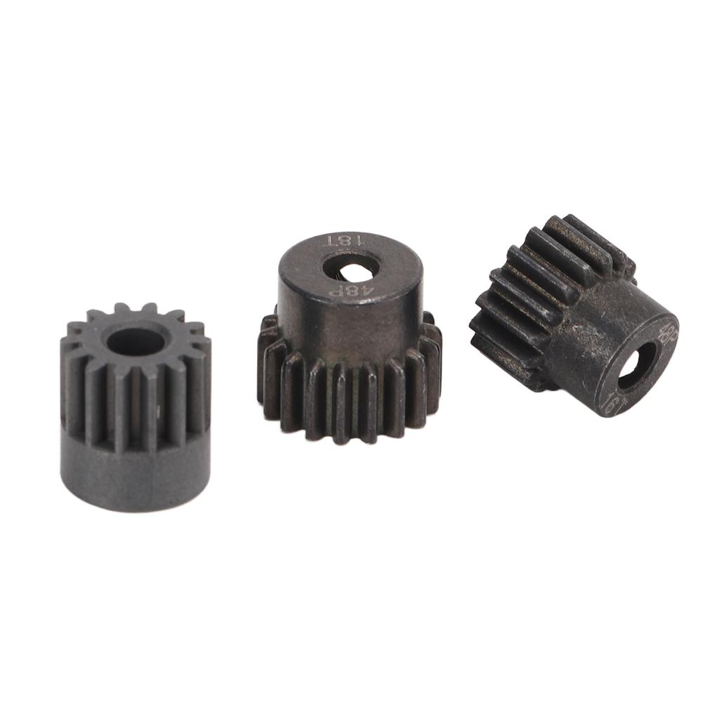 3Pcs RC Motor Pinion Gear 48P 14T 16T 18T Rustproof Powder Metallurgy 48P Pinion Gear Set for 110