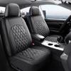 Coprisedili Auto Trapuntati a Diamante Universali Proteggi Cuscino 2/4/9 Pezzi Pelle PU Premium Per Berlina SUV Uso Stagione Unica