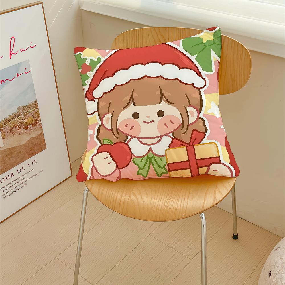 Christmas Cute Couple cushion cover Pillow Cover Decoration Room Home Sofa living Office Car Nordic Simplicity