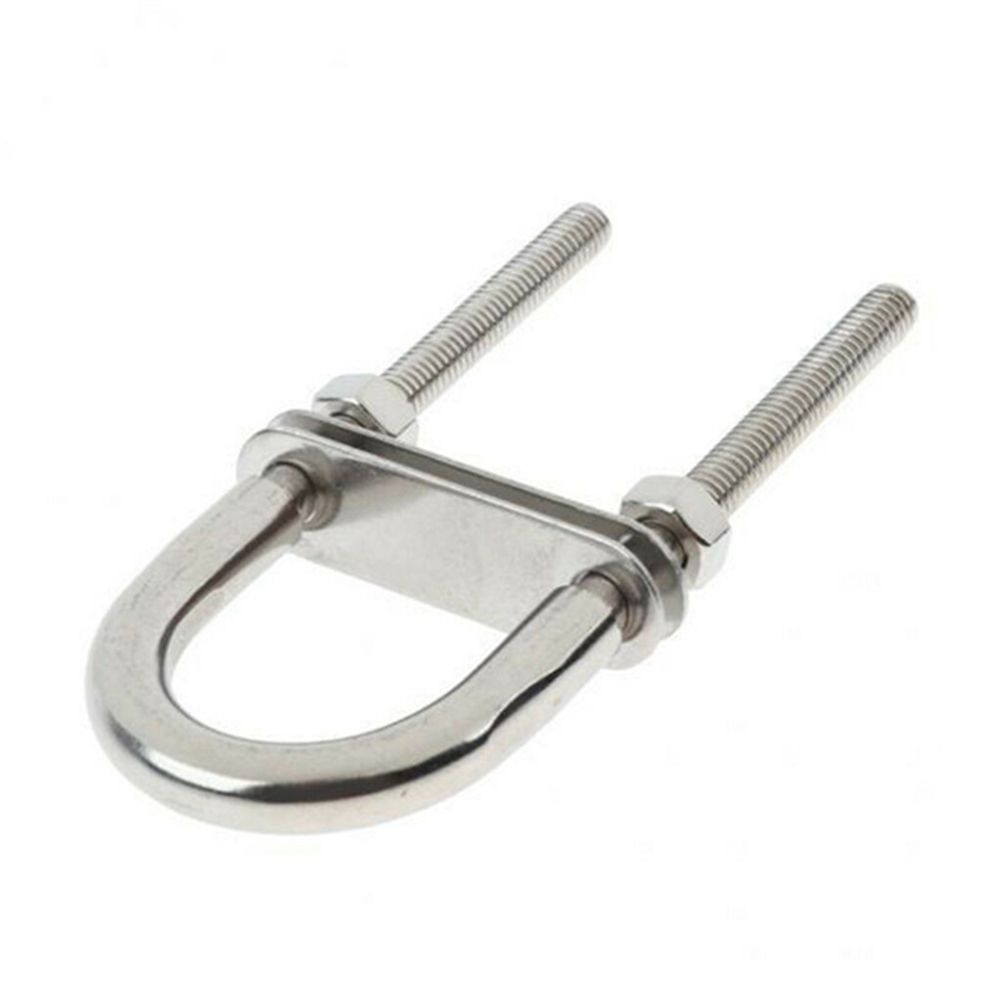 U-bolt Metal U-bolt Yacht Boat Hardware Rope Rigging Bow Stern Eye Screw with Nut Screw Pads