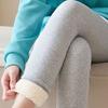 Winter Leggings High Waist Slim Butt Lifting Versatile Thickened Velvet Leggings Solid