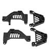 RC Shock Hoops CNC Machining Replaceable Aluminum Alloy Front Rear Shock Towers for Axial 1 6 SCX6 Black