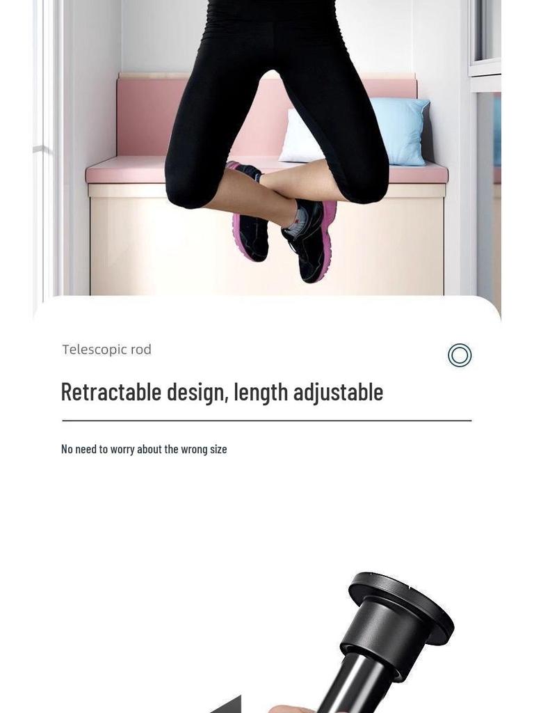 Telescopic Clothes Drying and Curtain Rod: For Bedroom, Bathroom, Wardrobe, Balcony, and Shower. Sturdy, Thickened Design Supports Heavy Garments.