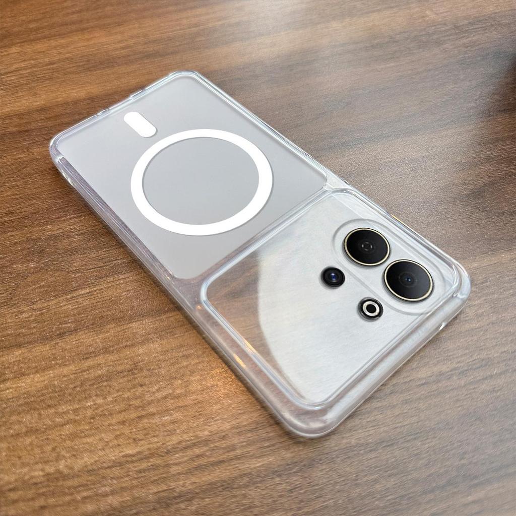 Case for TECNO SPARK Go 3,POP 20 Anti-Fingerprint Matte Cover Big Camera Window Clear Edge Casing