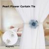 Flower Curtain Tiebacks Handmade Window Ties Creative Curtain Buckle  For Home Office Decorative