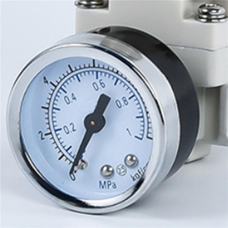 

ABUL-2Pcs 1/4Inch NPT Air Pressure Regulator, AR2000-02 Compressor Air Regulator, Air Compressor Regulator