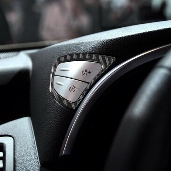 2Pcs Carbon Fiber Speedometer Upper Cover Trim For Infiniti FX35/37/50 QX70