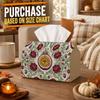 1pc Multifunctional Tissue Box Holder with Ornate Passionfruit Rose - Compact Suitable for for Home, Car, Picnic, Party Decor - Tissue Storage for Tis