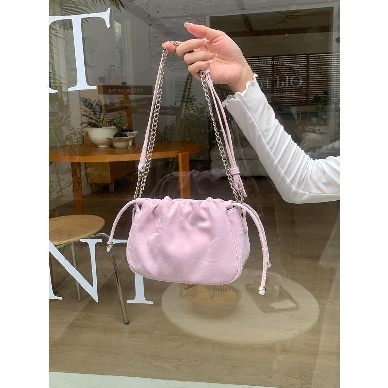 New Chinese Style Folded Chain Cloud Bag Niche Commuter Armpit Bag Summer Versatile Crossbody Bag Women