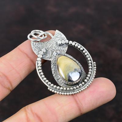 Schalenblende Pendant 925 Sterling Silver Pendant Very Pretty Gemstone Jewelry Handmade Wonderful Pendant Gift For Bridal Birthstone Jewelry