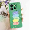 For itel A60 2022 Case Cute Rabbit Sunflower Silicone Soft ShockProof Back Cover For ITEL A 60 A60 ITELA60 Fundas Bumper Capas