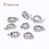 18K Gold Plated Brass With Zircon Hinged Pendant Enhancer Bail Clasps For Jewelry Making Supplies DIY Findings Accessories