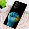 Kazakhstan Flag print Silicone Phone Case For Samsung Galaxy note 10 pro S26 S25 S24 S23 S22 S21 Plus S25Ultra Capa Cover
