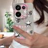 Cherry Bowknots Lips Disco Ball Pattern Case Xiaomi 14T 13T 11T Pro Leather Texture Silicone Cover Funda For Redmi Note 14 13 Pro 4G 5G 12 11