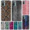 Pink Snake Skin Printing Drawing Cover For Xiaomi Redmi Note 14 13 12S 12 11 Pro Plus Phone Case 11S 10S 10 11E 11T 14Pro 13Pro