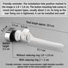 Pull Rod Toilet Tank Handle Side Mount Toilet Trip Lever Flush System Toilet Flush Handle  Bathroom