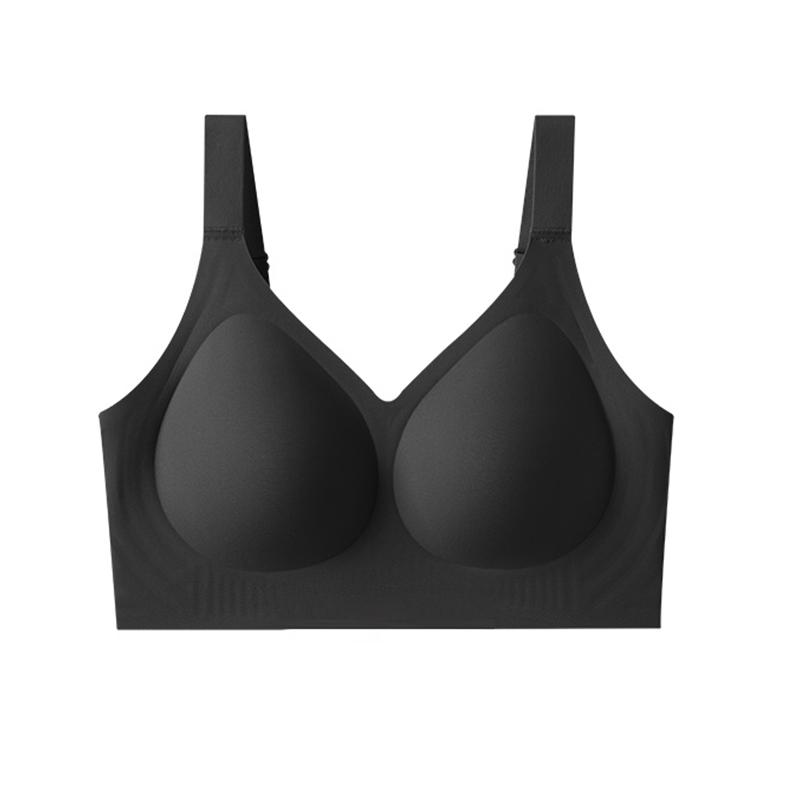 Women's Plus Size Underwear Seamless Push Up Bra Soft Support Bralette Comfortable Wireless Brassiere Big Size Sexy Female Lingerie