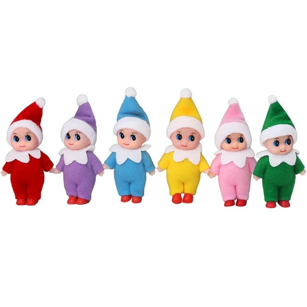 Baby -Christmas Elf Doll Pendants Xmas Oranments Merry Christmas Decor Gifts Noel Happy New Year Natal Kids Gifts