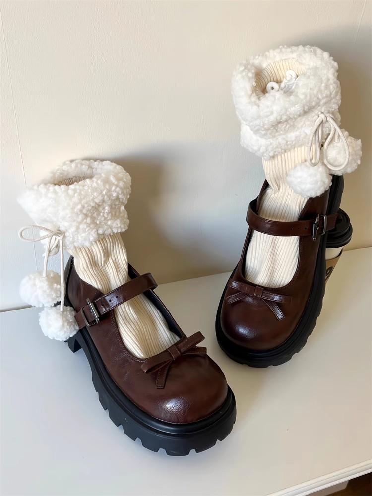 

Fashion 2024 Women s One-line Buckle High Heels Fashionable New Bow High Heels Women s New Round Toe Low-top Shoes Womens Shoes 35