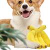 Yellow Squeaky Dog Toy Plush Banana Teeth Grinding Toys Pet Interactive Toys  Indoor Outdoor Use