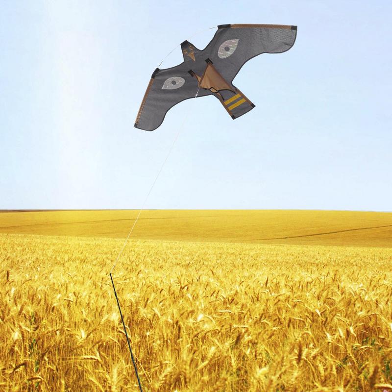 Gardening Bird Repellent Kite Reflective  Flying Hawk Kite Double-Eye Field Scarecrow Yard Repeller Scaring Device