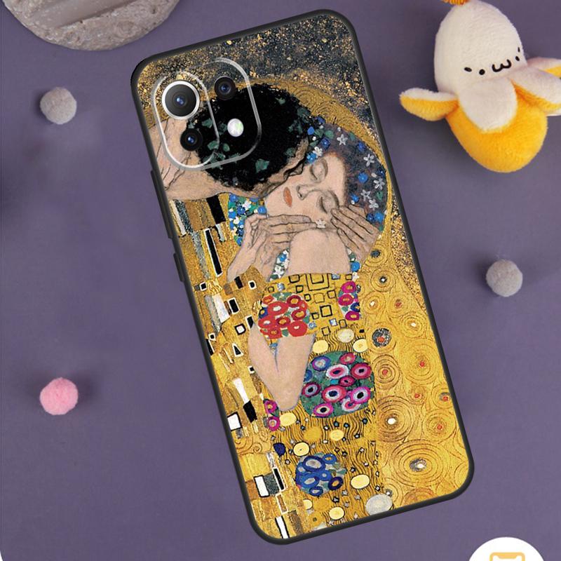 

Чехол для телефона Xiaomi 15 14 Ultra 13T 14T 15T 17 Pro Max POCO F8 Ultra X5 X6 X7 F5 F6 F7 Pro с картиной Густава Климта «Поцелуй» POCO X5 Pro