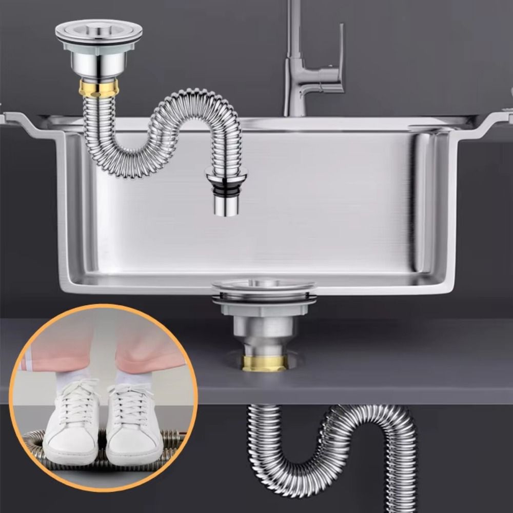Anti Rat Bite Kitchen Sink Drain Pipe Deodorant Sink Garbage Filter  Wash Basin