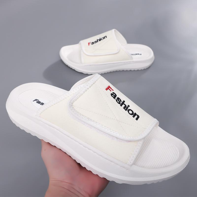 Fashion Solid Color Fashion Casual Slippers for Men Soft-soled Anti-slip Wear-resistant Sports Beach Shoes Male Summer New Slippers Man