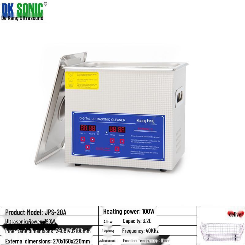 Compact Ultrasonic Cleaner for Dental and Jewelry Tools