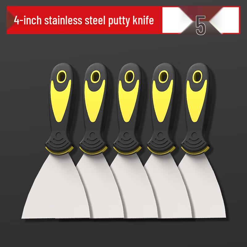 Mekela Stainless Steel Putty Knife Scraper Set