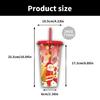 2PCS Creative Cold Activated Color Transforming Cups for Christmas Fun Cold Sensing Cup Safe for Kids and Adults