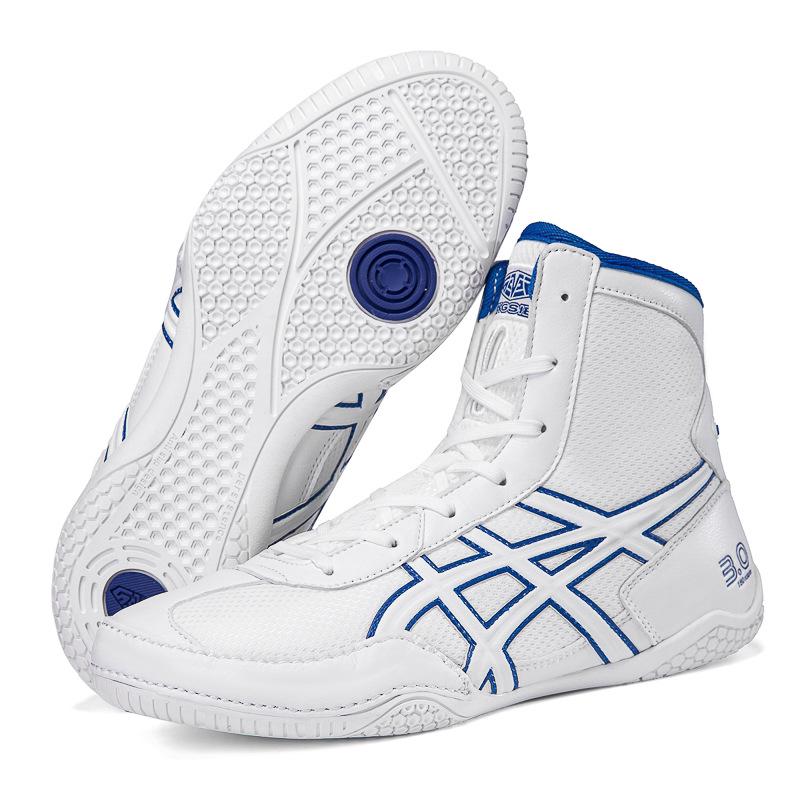 Premium Wrestling, Boxing, and Weightlifting Shoes - Breathable, Wear-Resistant, Ideal for Squats, Deadlifts, and Cross-Training