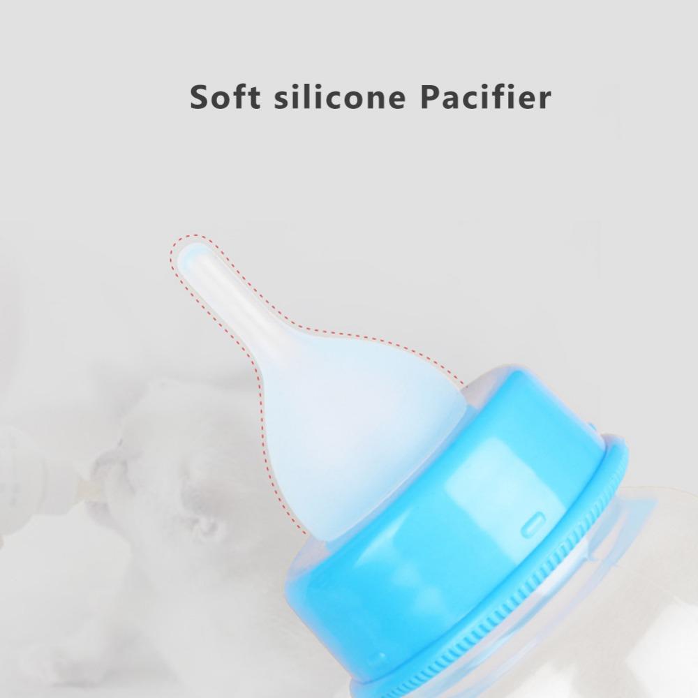 Soft for Dog Puppy Cat Kitten Water Bottle Pet Feeding Bottle Pet Nursing Pacifier Milk Feeder