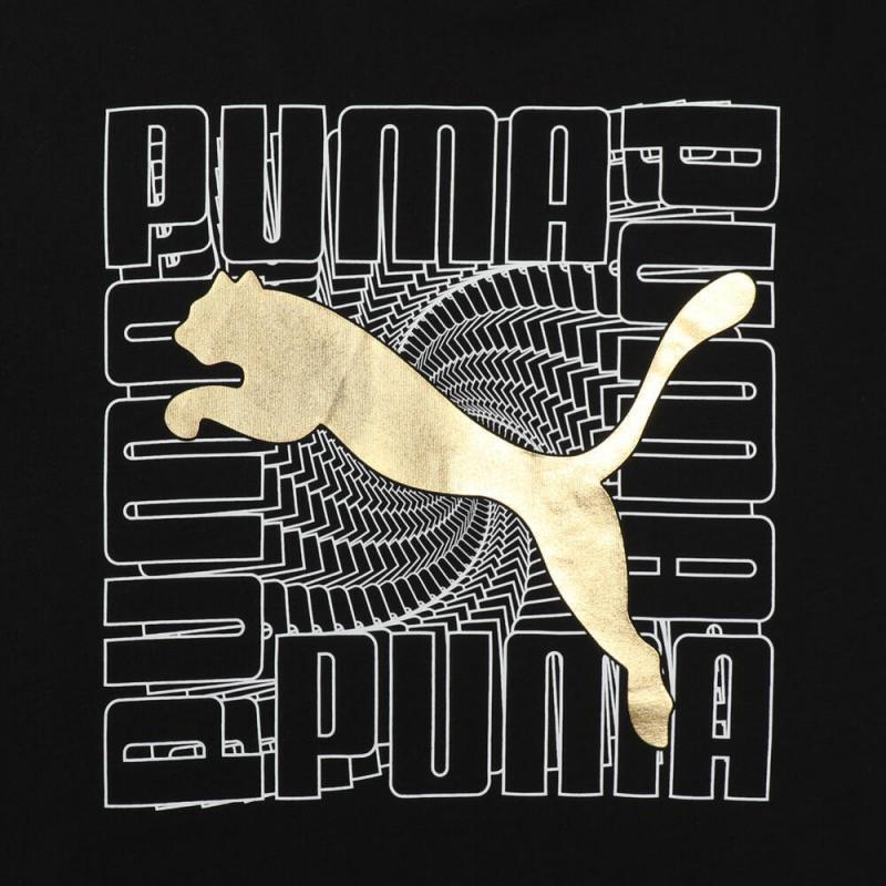 PUMA GRAPHICSFOIL T Shirt Men's Black 687707-01