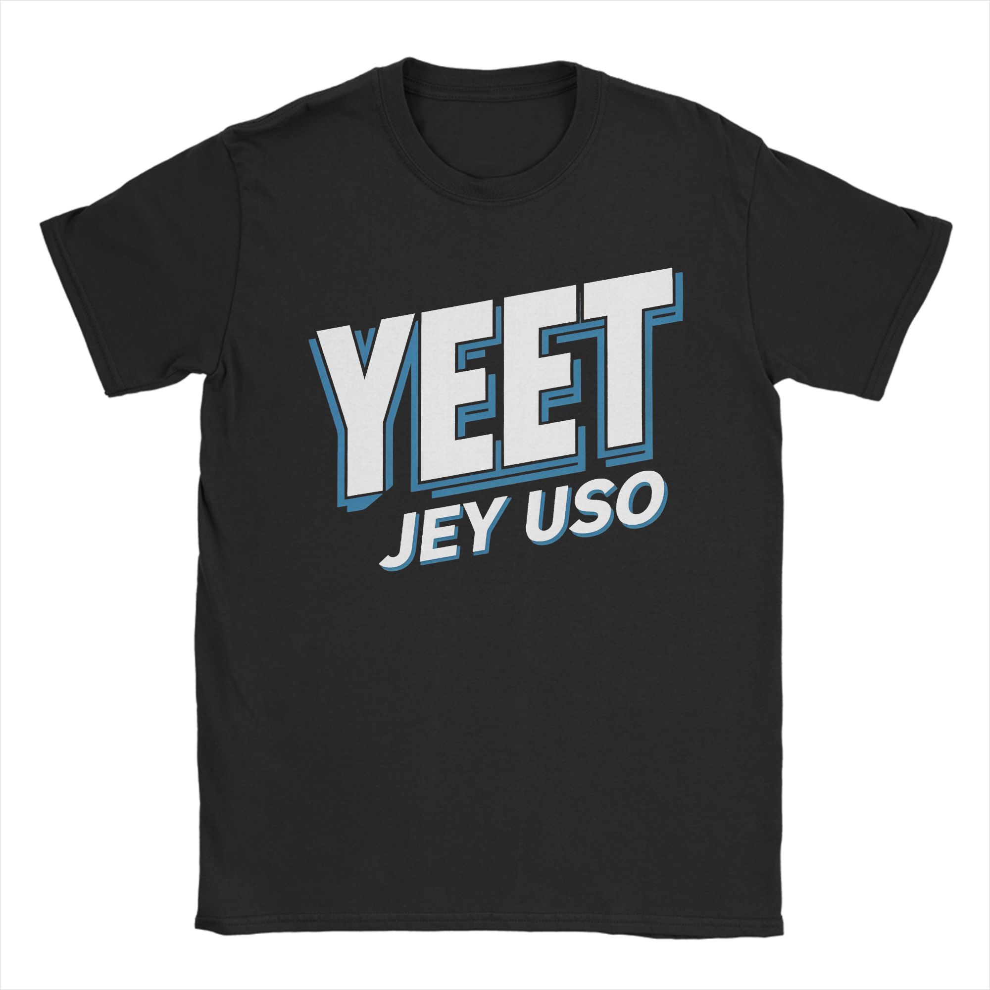 

Men Jey Uso YEET T Shirts Pure Cotton Tops Leisure Short Sleeve O Neck Tees Plus Size TShirt S