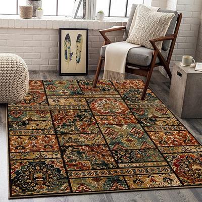 Nordischer Streifenteppich Wohnzimmerdekoration Abstrakte Kunst Couchtischmatte Retro Homestay Teppich Arbeitszimmer Großflächiger Teppich Mode