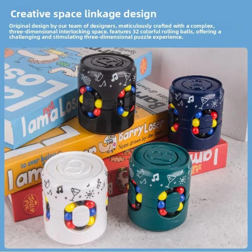 Finger Gyro Rotating Ball Rotating Ball Finger Spinner Gyro Funny Can Rubik's Cube Toys