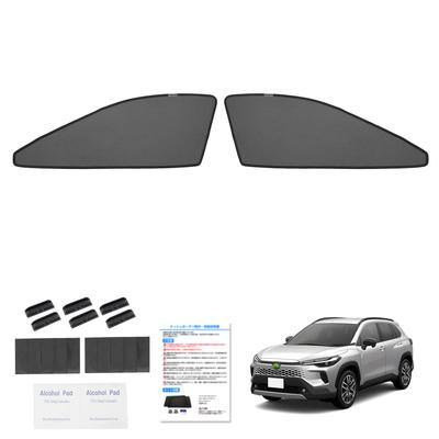 Cartist Mesh Curtains for Toyota Corolla Cross 10 Series Sunshade Side Curtains with Magnetic Insect UV Easy Light Heat Clips Adhesive Japanese