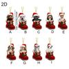 2D Christmas Tree Ornaments Cartoon Cartoon Dog Car Pendant Puppy Acrylic Pendant  Window