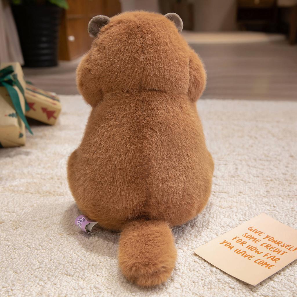 22-35Cm Chubby Marmot Plush Toys Fluffy Cartoon Screaming Groundhog Doll Warm Children Appease Doll Lovely Home Decor Girls Gift