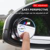 2Pcs Adjustable 360 Degree Car Blind Spot Rear View Mirror Angle For BMW M E34 E36 E60 E90 E46 E39 E70 F10 F20 F30 X5 X6 X1 M3 M5 M6 E71 F01 F02 F87