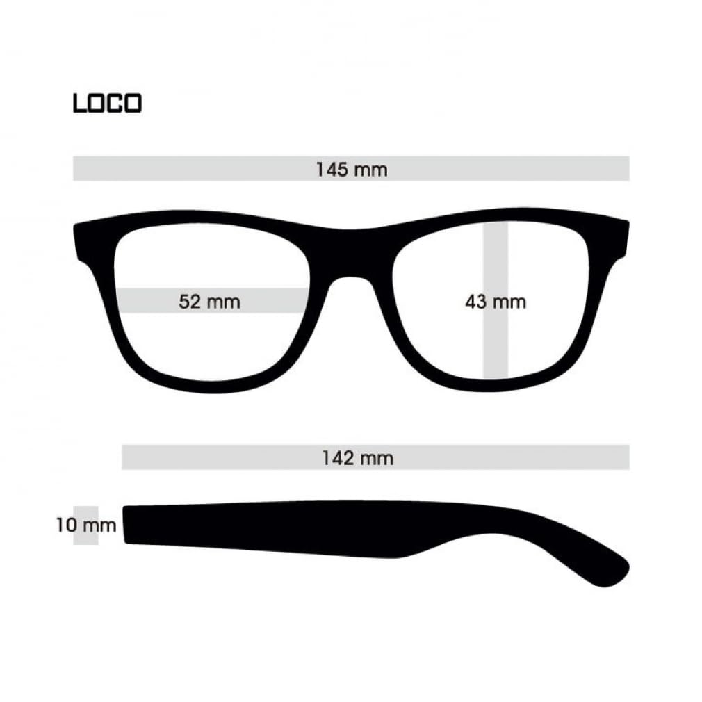 DANG LOCO Sunglasses, Black Matte with Beer x Black Smoke Polarized, 2024 Model (vidg00475)