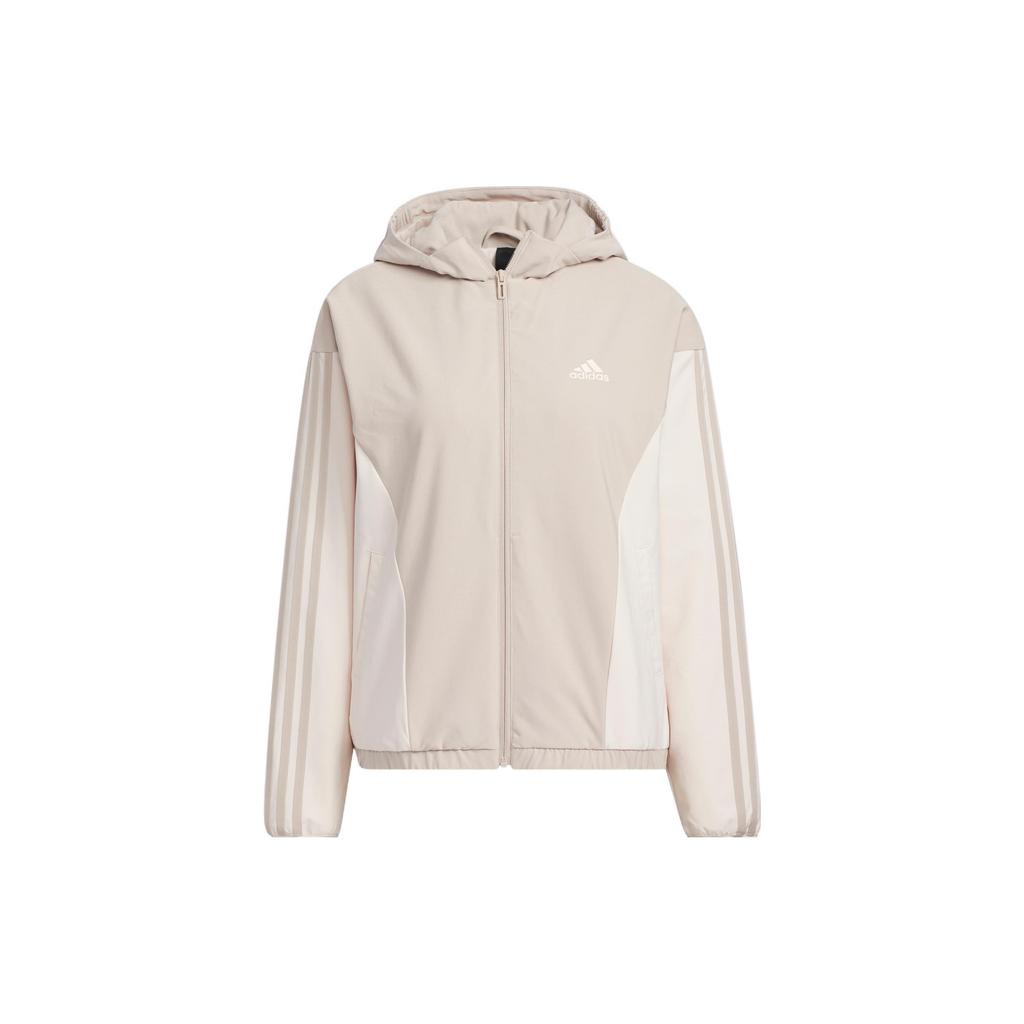 New Adidas Jacket Women's Wonder Taupe HY2881