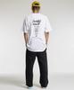 CREAM SODA LAB [2Pack] Quarter Logo Short Sleeve T-Shirt White (Blue) White (Black)